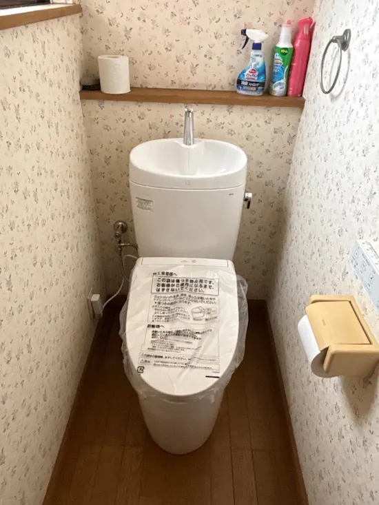 工事後　群馬県安中市のお客様のトイレ工事
