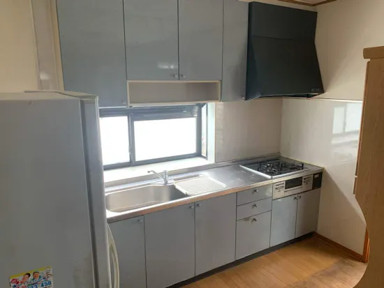 工事前　群馬県館林市のお客様のキッチン・システムキッチン工事