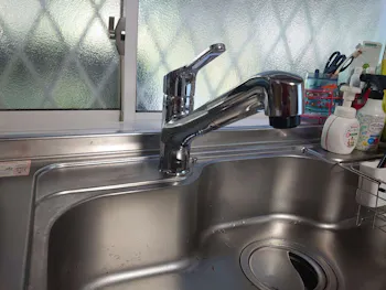 愛知県豊田市のお客様のキッチン水栓交換工事