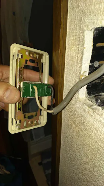 東京都青梅市のお客様のスイッチ交換工事