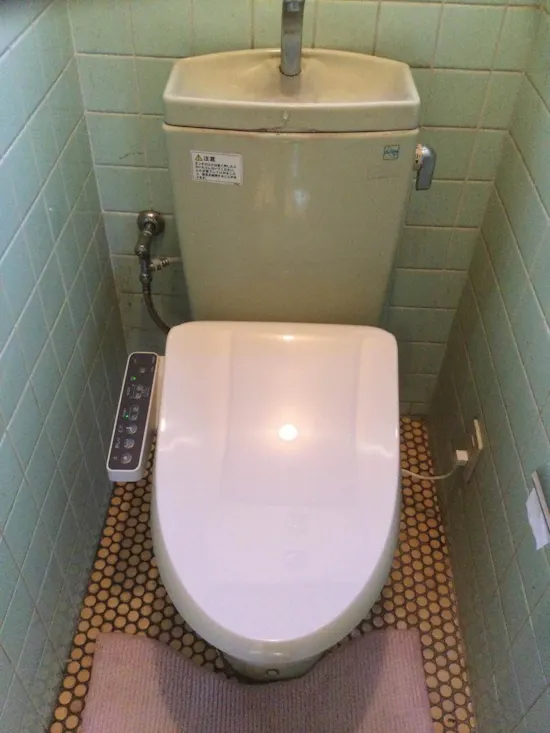 工事後　東京都福生市のお客様の温水洗浄便座交換工事