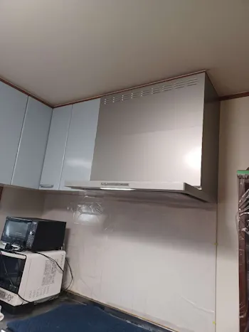 東京都八王子市のお客様のレンジフード工事