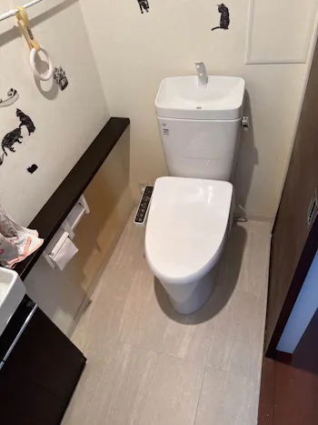静岡県浜松市東区のお客様のトイレ工事