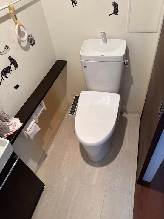 工事後　静岡県浜松市東区のお客様のトイレ工事
