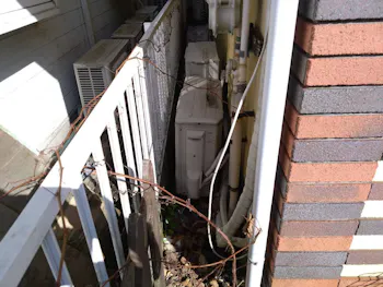 神奈川県逗子市のお客様のエアコン工事　具体的な工事内容2