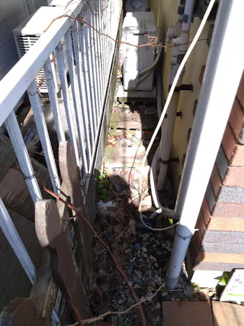 神奈川県逗子市のお客様のエアコン工事　具体的な工事内容1