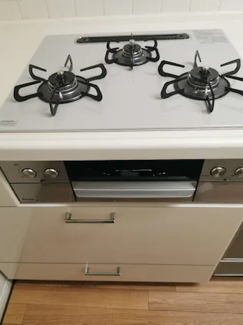 神奈川県茅ヶ崎市のお客様のビルトインコンロ・ガスコンロ工事