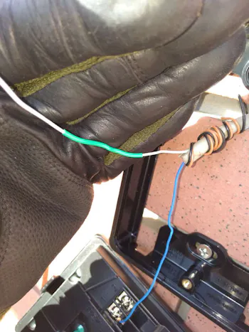 東京都西多摩郡瑞穂町のお客様のテレビドアホン交換工事　具体的な工事内容5