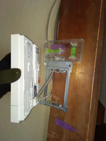 東京都青梅市のお客様のドアホン交換工事　具体的な工事内容6