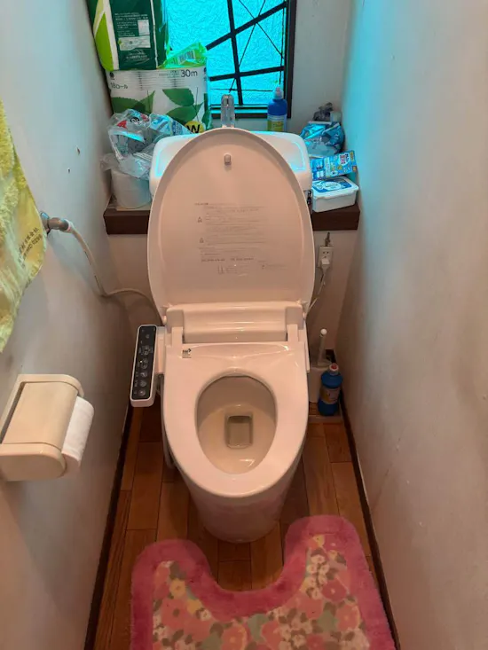 工事後　茨城県稲敷市のお客様の便座交換工事