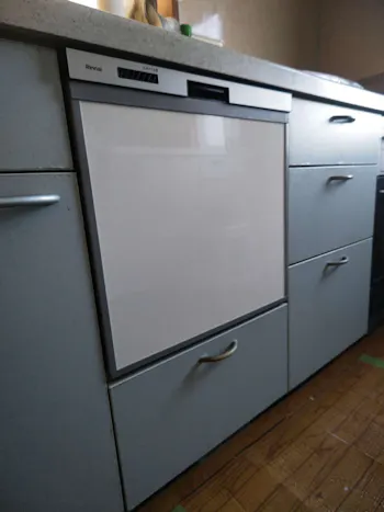 福島県いわき市のお客様の食器洗乾燥機交換工事