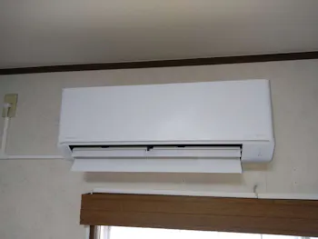 神奈川県横須賀市のお客様のエアコン工事