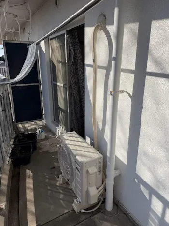 静岡県沼津市のお客様のエアコン工事　具体的な工事内容1