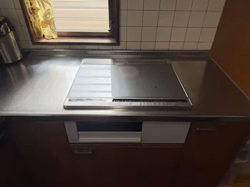 静岡県富士宮市のお客様のIHコンロ交換工事