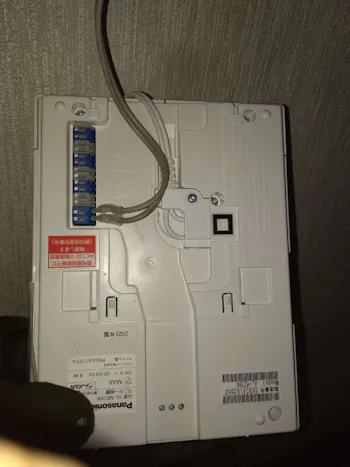 東京都青梅市のお客様のテレビドアホン交換工事　具体的な工事内容3