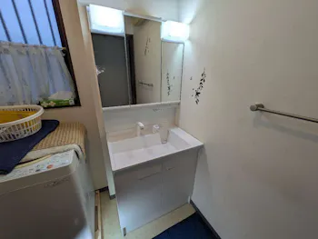 静岡県沼津市のお客様の洗面化粧台交換工事