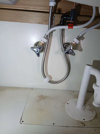 茨城県北茨城市のお客様の水栓工事　具体的な工事内容1