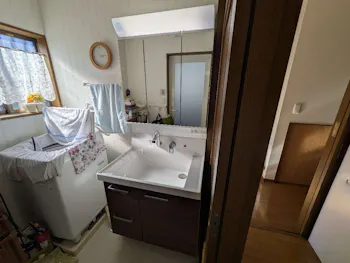 静岡県静岡市清水区のお客様の洗面化粧台工事