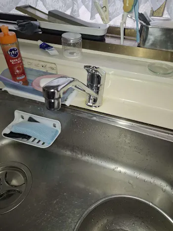 宮城県仙台市泉区のお客様のキッチン水栓交換工事