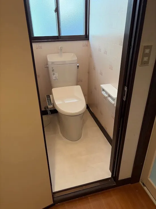 工事後　山梨県南都留郡富士河口湖町のお客様のトイレ工事