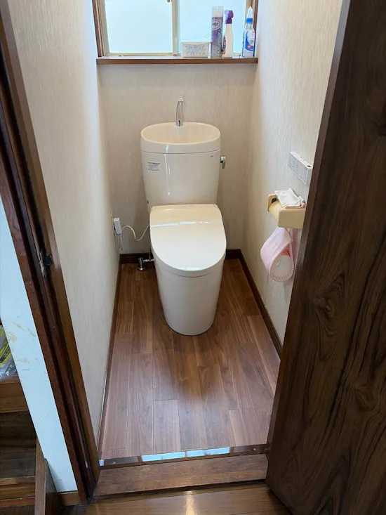 工事後　山梨県南都留郡西桂町のお客様のトイレ工事