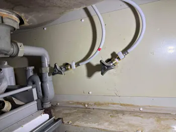 茨城県竜ヶ崎市のお客様のキッチン・浴室水栓工事　具体的な工事内容2