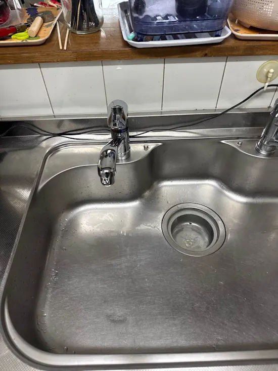 工事後　静岡県浜松市のお客様の水栓工事