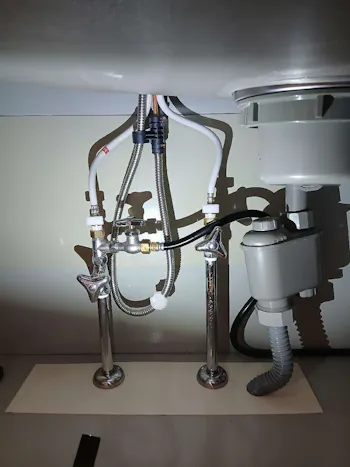 茨城県ひたちなか市のお客様の水栓工事　具体的な工事内容1