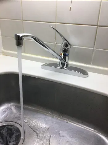 東京都青梅市のお客様の混合栓交換標準工事　具体的な工事内容1