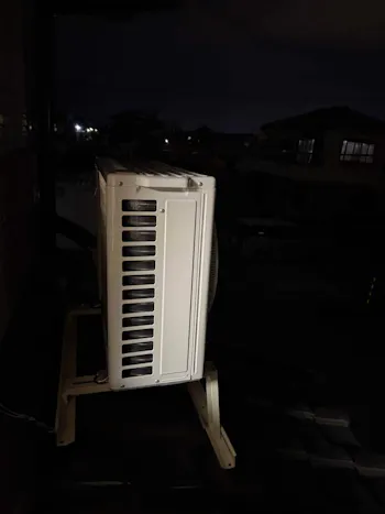 静岡県富士市のお客様のエアコン工事　具体的な工事内容2