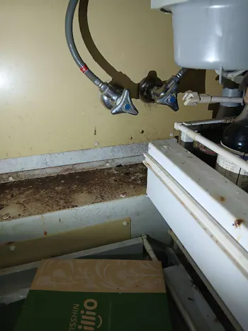 茨城県小美玉市のお客様のキッチン水栓交換工事　具体的な工事内容2