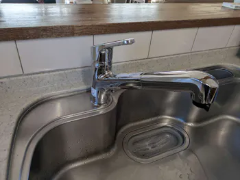 静岡県静岡市のお客様のキッチン水栓交換工事