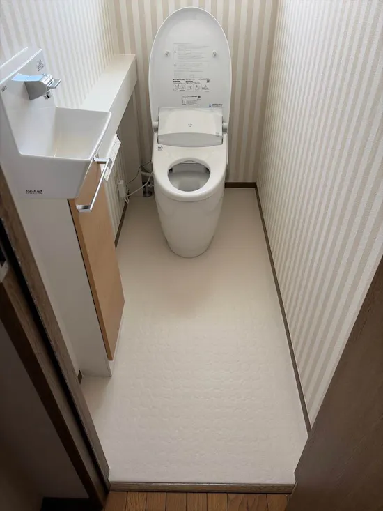 工事後　千葉県茂原市のお客様のトイレ工事