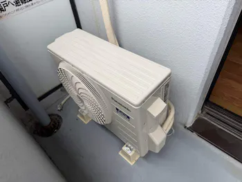 静岡県富士市のお客様のエアコン工事　具体的な工事内容1