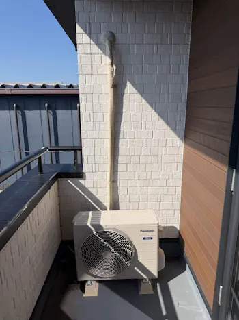 静岡県沼津市のお客様のエアコン工事　具体的な工事内容1