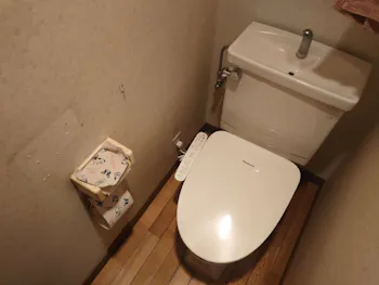 愛知県名古屋市のお客様の温水洗浄便座交換工事