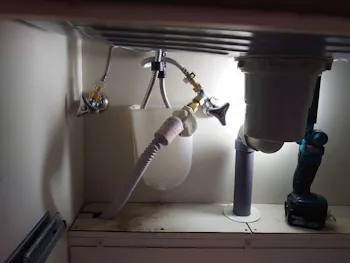 愛知県豊田市のお客様のキッチン水栓取替工事　具体的な工事内容1