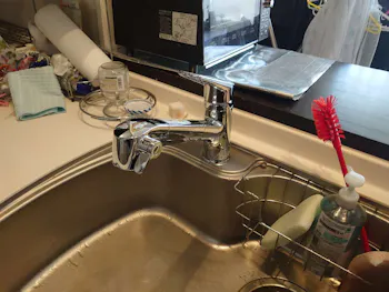 愛知県豊田市のお客様のキッチン水栓取替工事