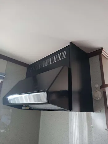 東京都青梅市のお客様のレンジフード交換工事　具体的な工事内容5
