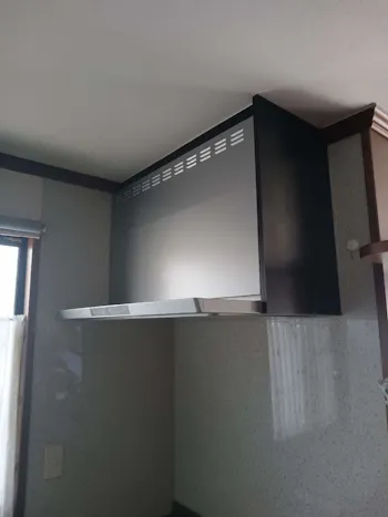 東京都青梅市のお客様のレンジフード交換工事　具体的な工事内容3