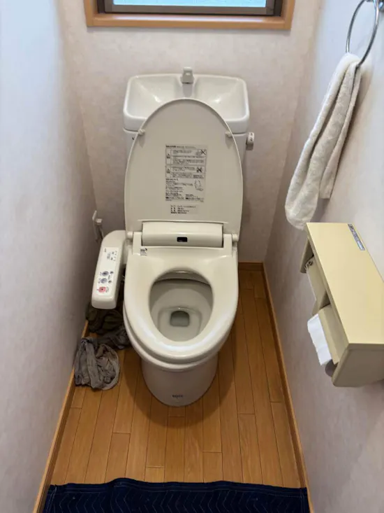 工事前　茨城県土浦市のお客様のトイレ工事