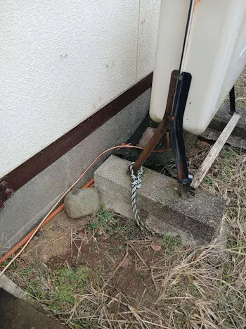 茨城県小美玉市のお客様の給湯器工事　具体的な工事内容1
