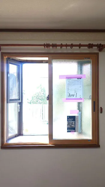 三重県桑名市のお客様の内窓ウチリモ工事