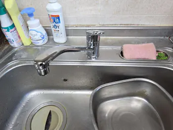 栃木県宇都宮市のお客様のキッチン水栓交換工事