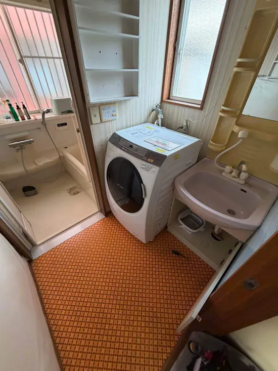 工事前　埼玉県鴻巣市のお客様の洗面化粧台交換工事