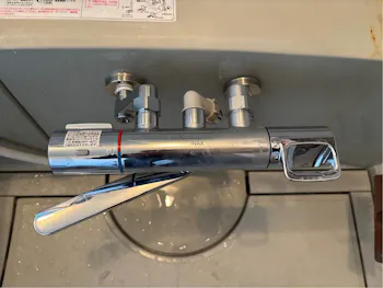 群馬県前橋市のお客様の浴室水栓交換工事