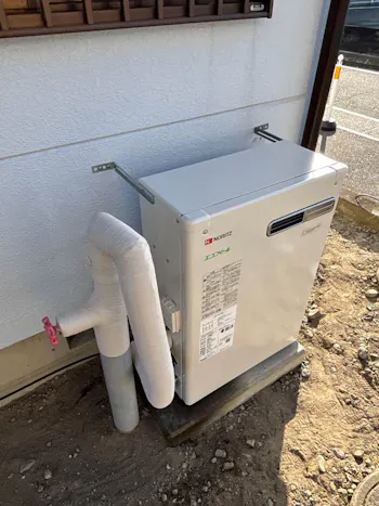 群馬県前橋市のお客様の石油給湯器工事　具体的な工事内容2