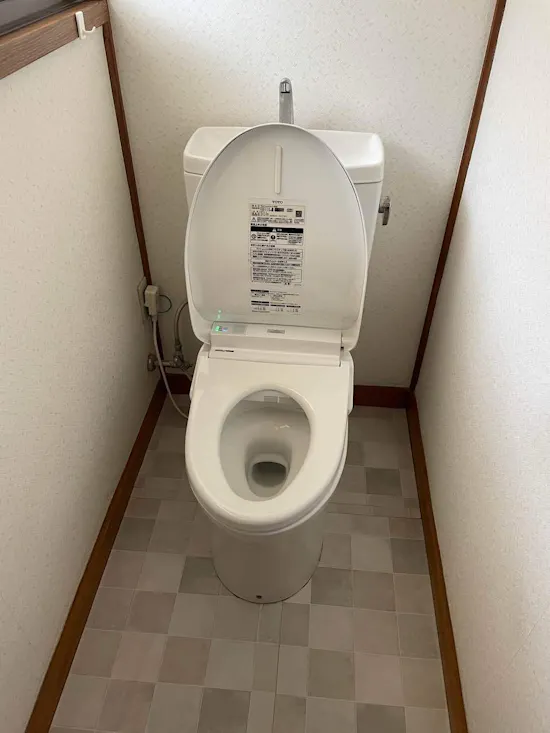 工事前　長野県上田市のお客様のトイレ工事