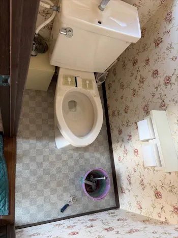 千葉県千葉市緑区のお客様のトイレ工事　具体的な工事内容1