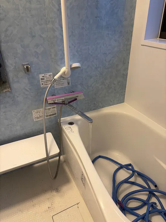 工事前　山梨県富士吉田市のお客様の水栓工事